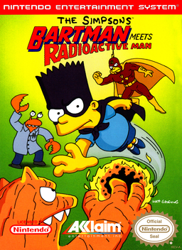 Simpsons, The - Bartman Meets Radioactive Man (Europe) box art